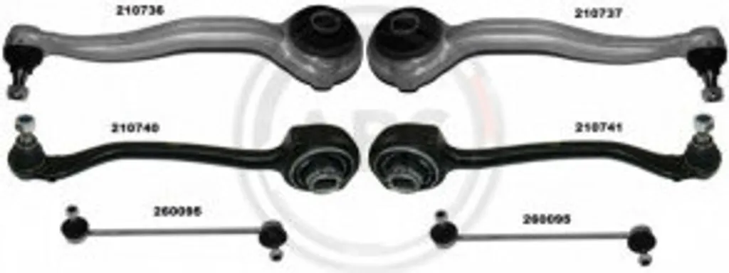 Kit suspension A.B.S. 219904 en acier renforcé pour Mercedes Classe C