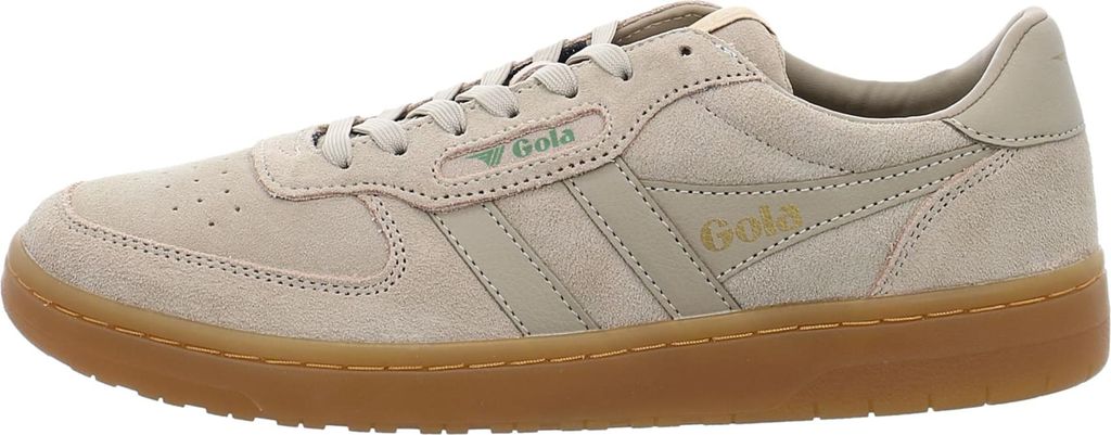Gola Hauck Suede 86 Herrenschuhe Schnürschuhe sportlicher Schnürer Beige Freizeit, Schuhgröße:46 EU
