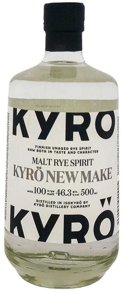 Kyrö New Make Rye Spirit 500ml 46,3% Vol. Produktbild 
