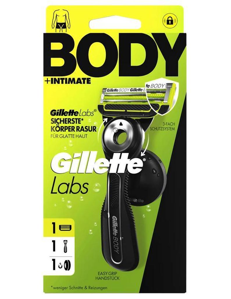 Gillette Rasierer, Labs Body & Intimate, 1 St Produktbild 
