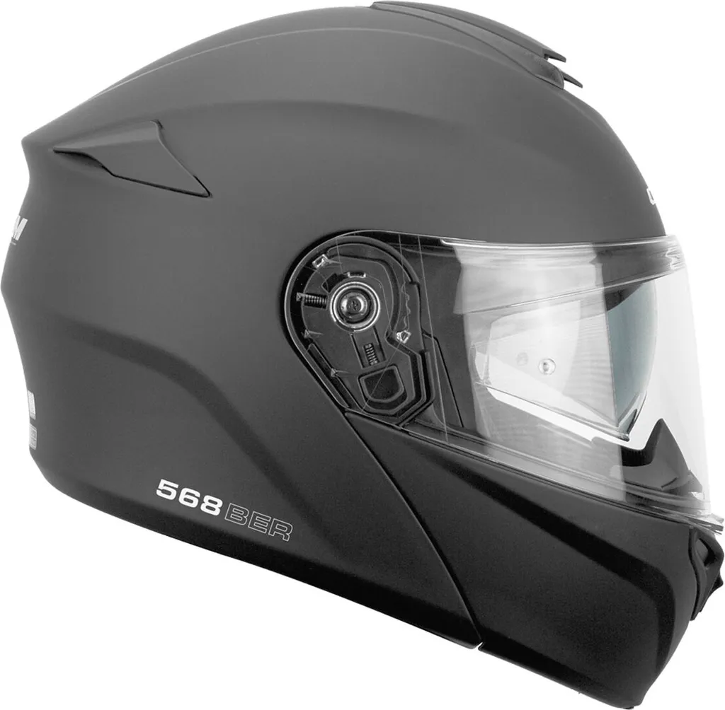 Casque modulable CGM 568A BER MONO noir mat avec écran anti-rayure