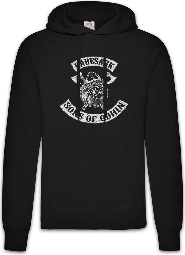 Urban Backwoods Baresark III, Herren Hoodie, Farbe: Schwarz, Größe: M