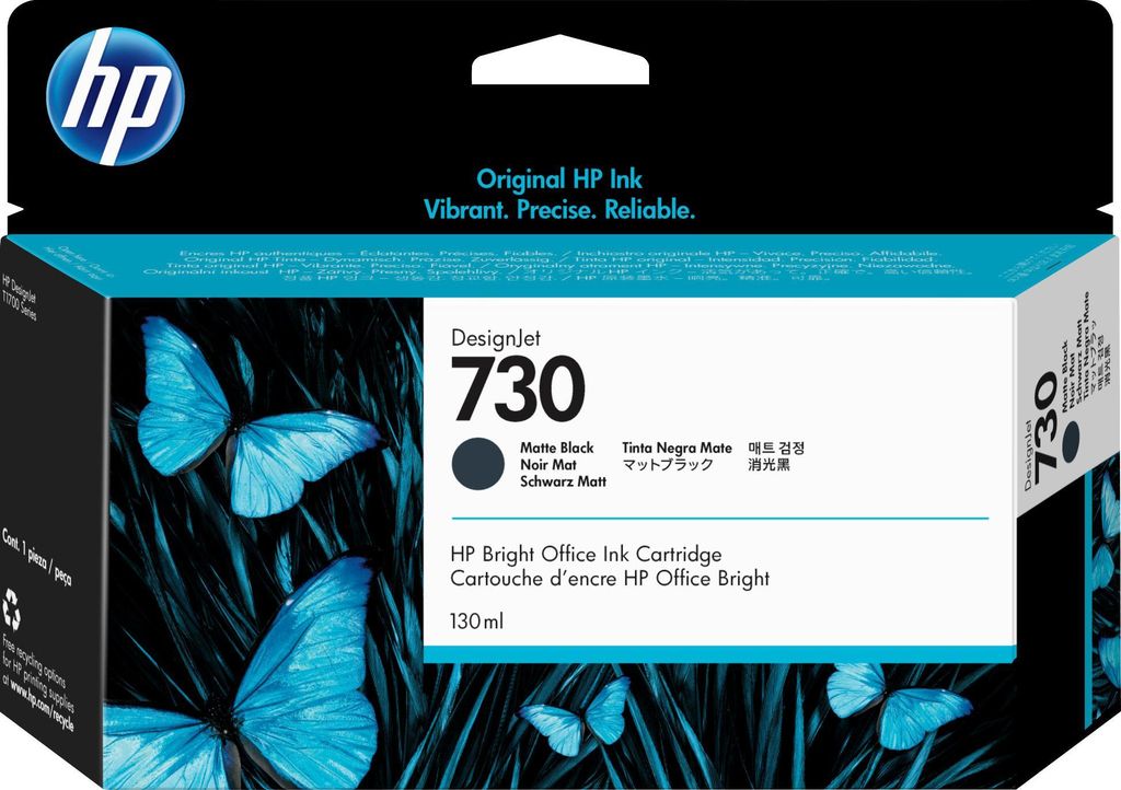 HP 730      Mattschwarz         Tintenpatrone 130ml Immagine del prodotto 