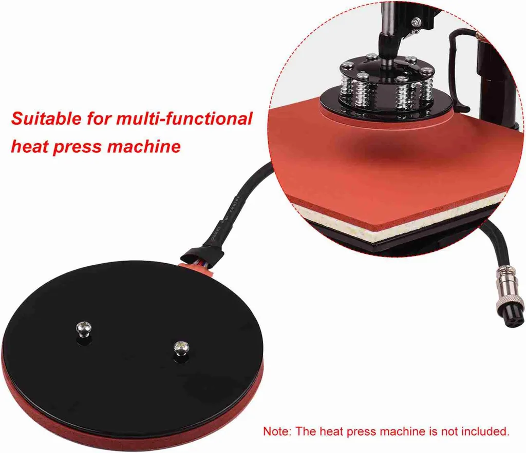 Machine transfert de chaleur multifonction avec plaque silicone 220V - 5
