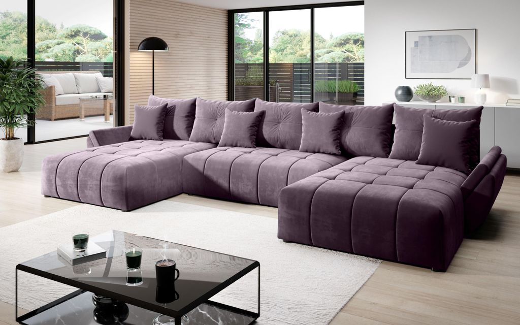 Schlafsofa KASIA - lila