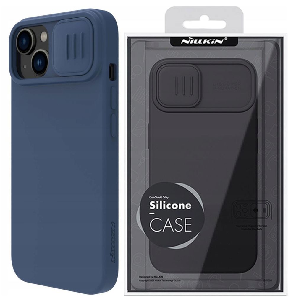 Nillkin Fall Kameraabdeckung Fall für Iphone 14+ Blau Produktbild 