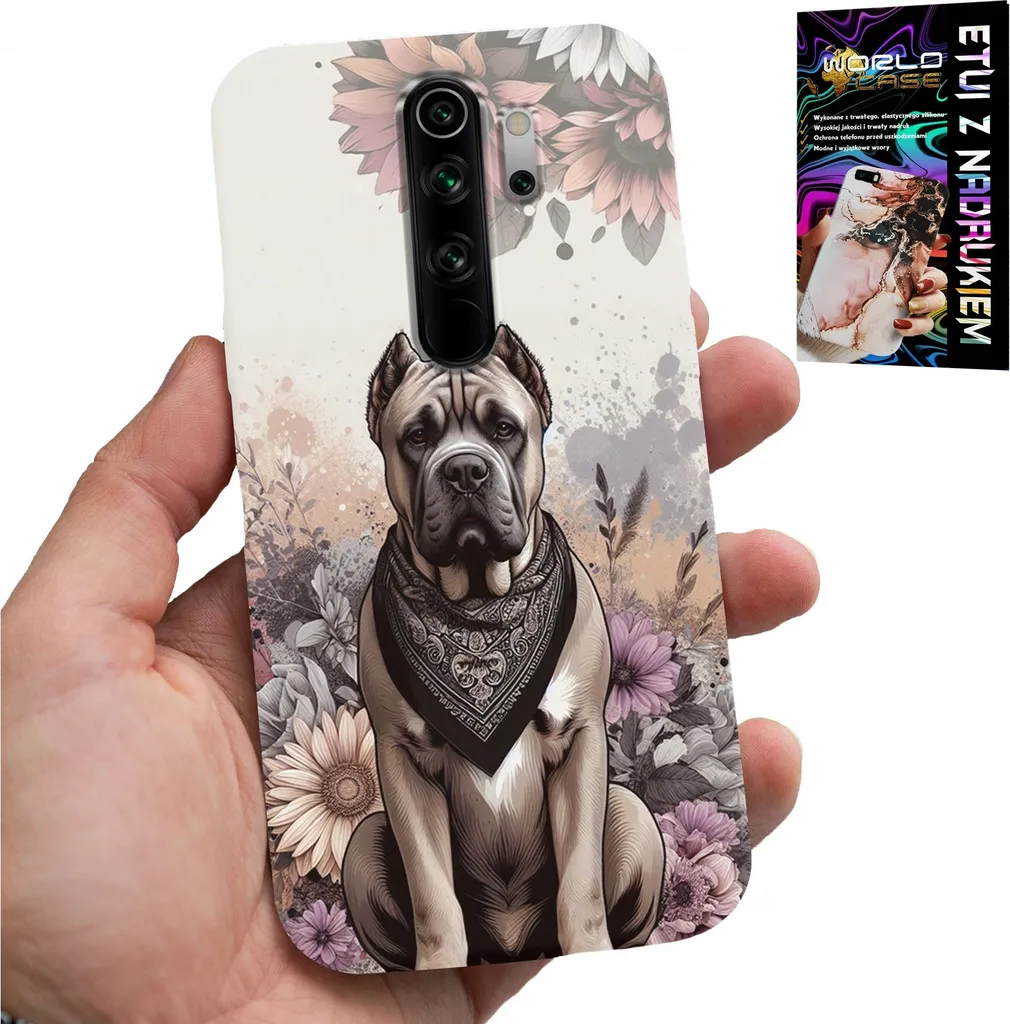 Cover Xiaomi Note 8 Pro Cane + Pellicola Vetro | Kit Protezione 360
