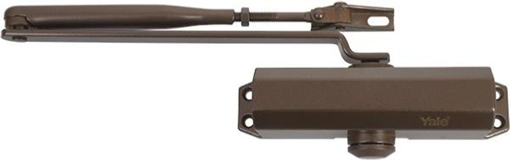 Assa-Abloy Yale MP522 Türschließer mit Standardarm, EN 2/3/4 (Türblatt bis 1100 mm, 80 kg), braun (MP522 BN)