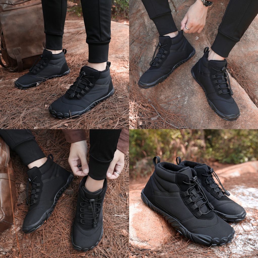 Barfußschuhe Damen & Herren warme Winter-Stiefel gefüttert Produktbild 3