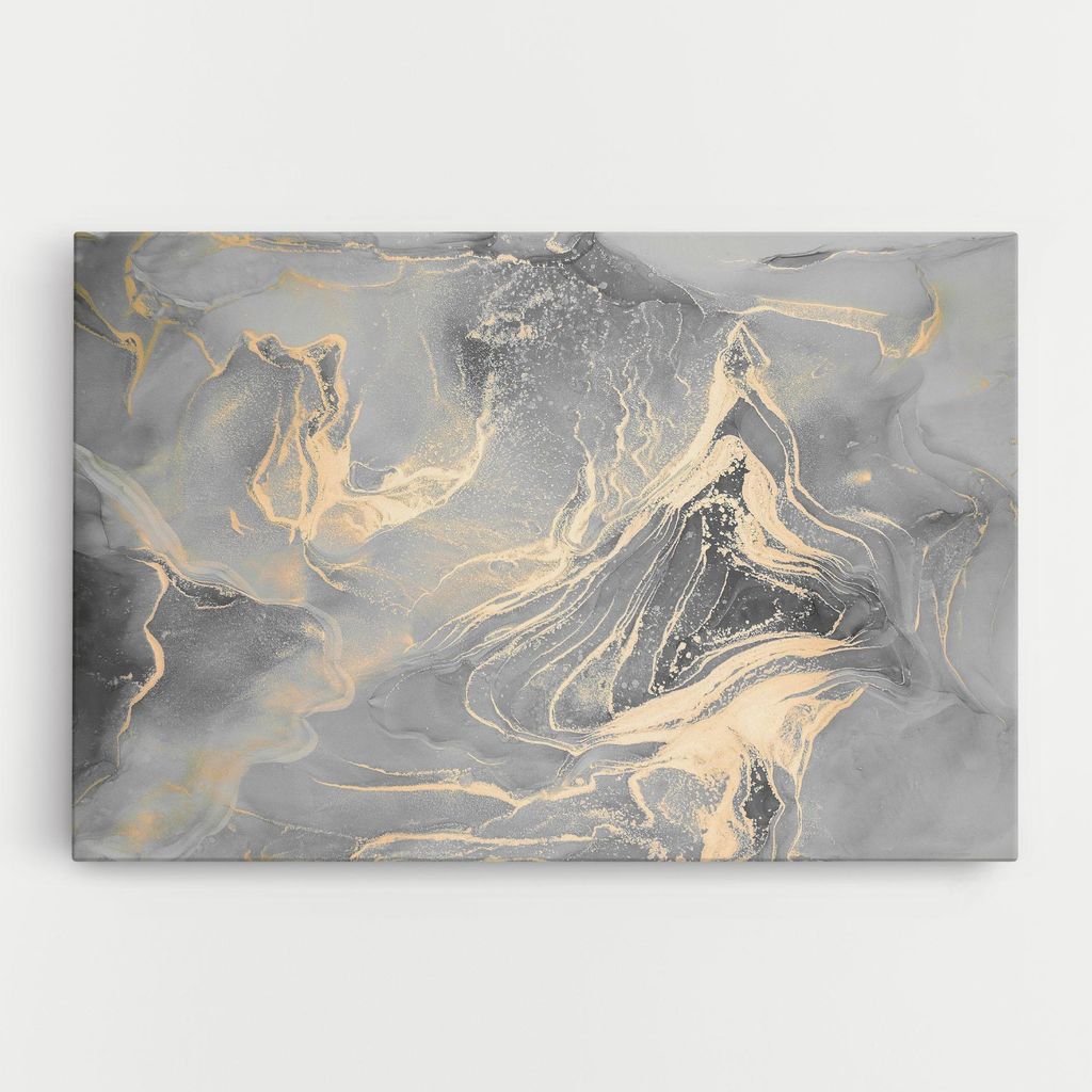 ARTHUB Leinwandbild 50x70 cm, Abstract Illusion | Wohnzimmerdekoration, Hängende Bilder, Wanddekoration, Heimdekoration, Abstrakte, Marmor