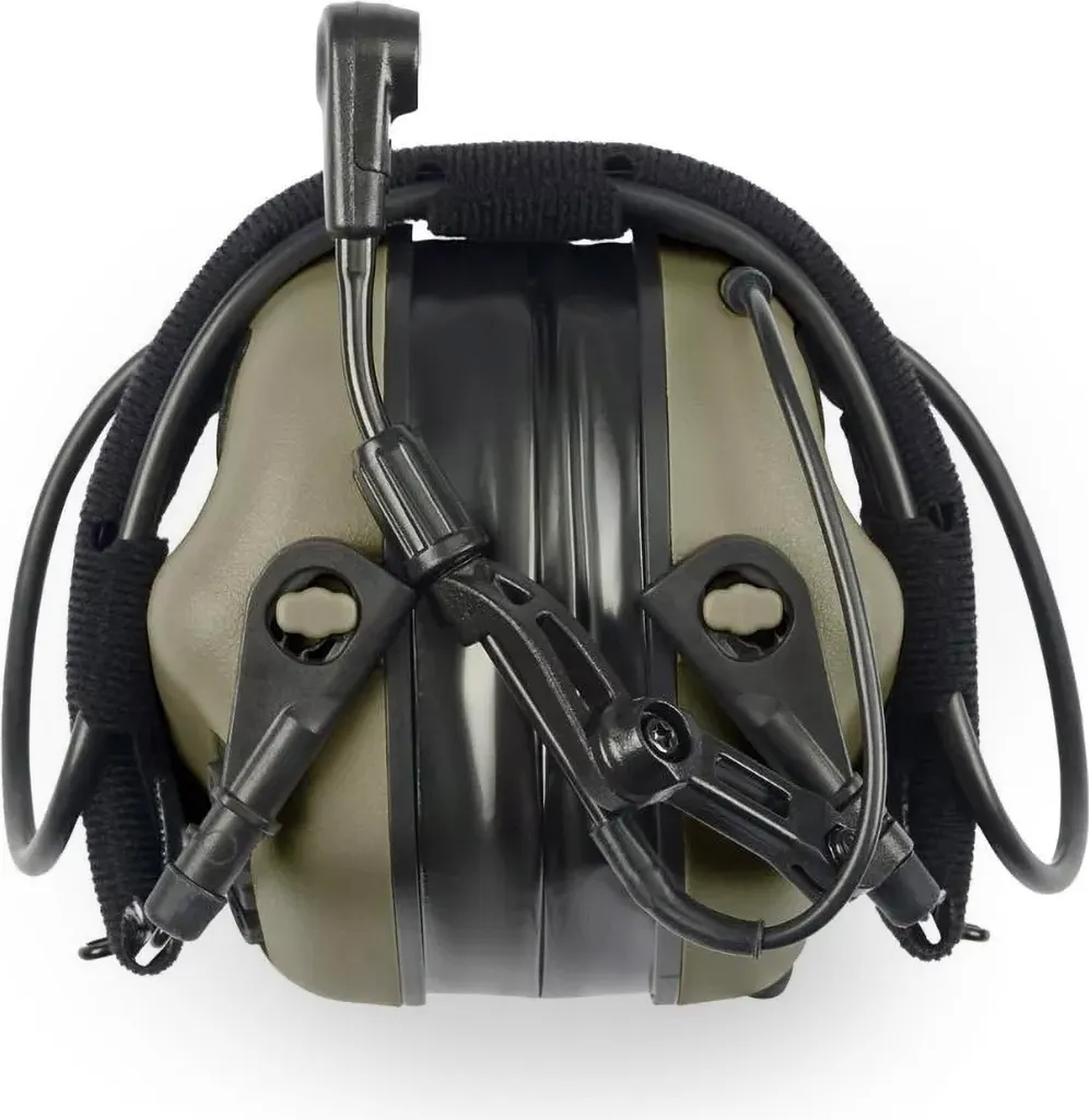 Casque Earmor M32-FG Plus vert avec réduction sonore active