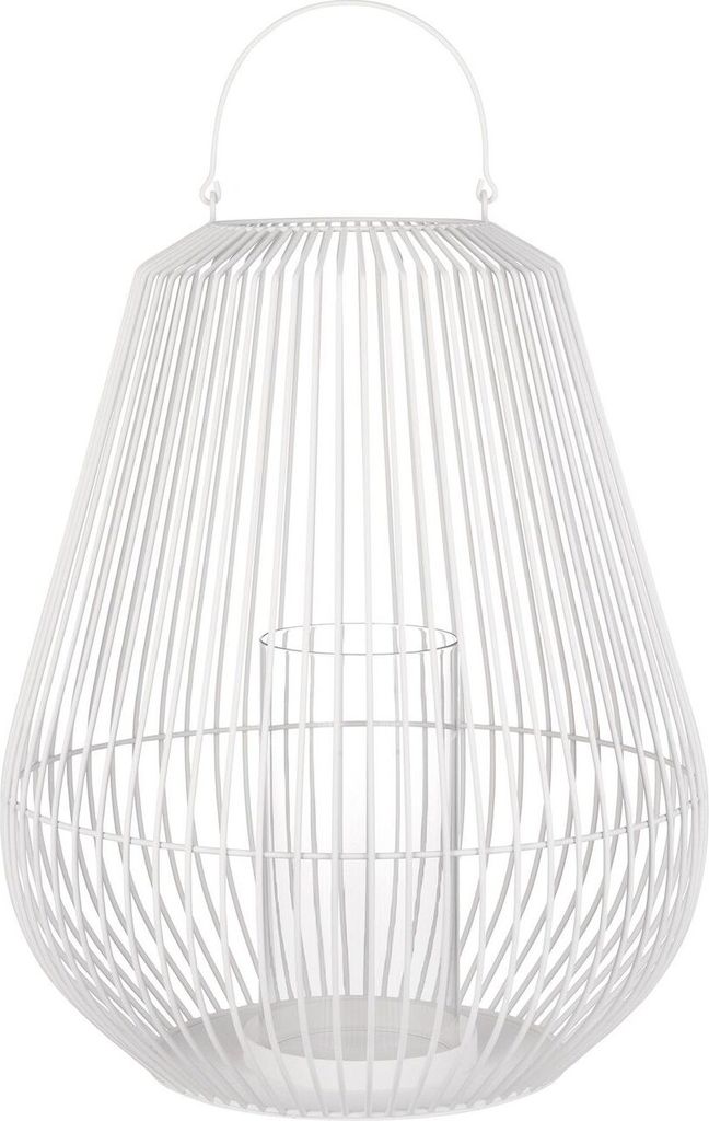 Blomus 66228 Laterne NIDEA Windlicht Weiß 53 cm
