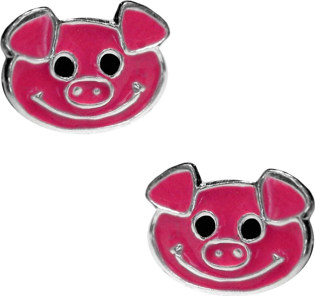 Ohrstecker Kleine Schweinchen 925er Sterling Silber