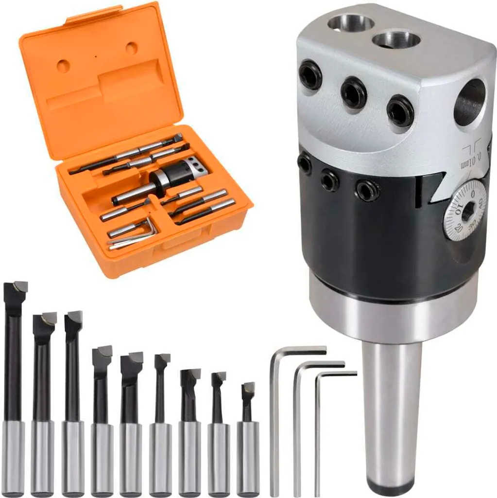 Set de perçage pour fraiseuse MT2-F1-12 avec tête d'alésage 50 mm