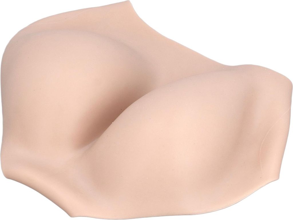 Silikon-Hüftverstärker-Höschen, wasserdicht, großer Hintern, hautfreundliches Shapewear-Höschen, gefälschte Hosen, Kontrollfarbe S, 1,2 cm di...