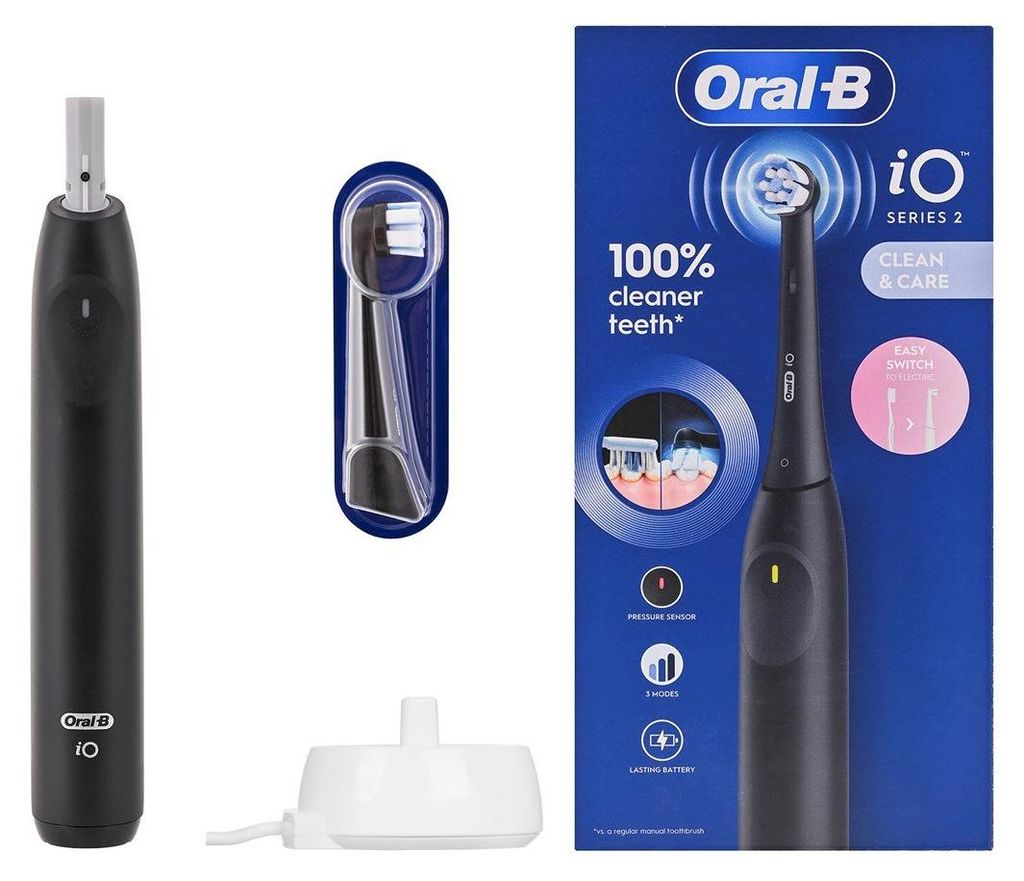 Brosse à dents électrique Oral-B iO2 noire Image du produit 
