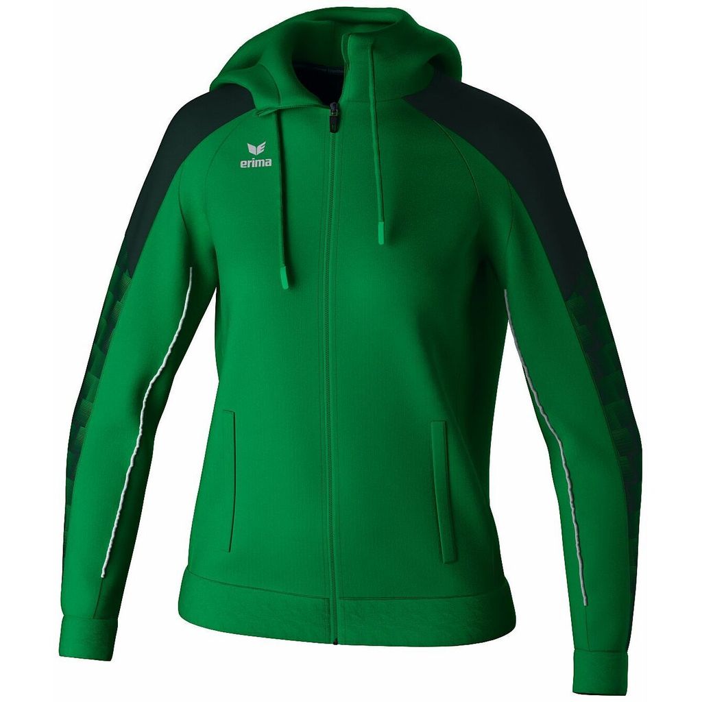 Erima Evo Star Trainingsjacke Mit Kapuze Damen - Grün