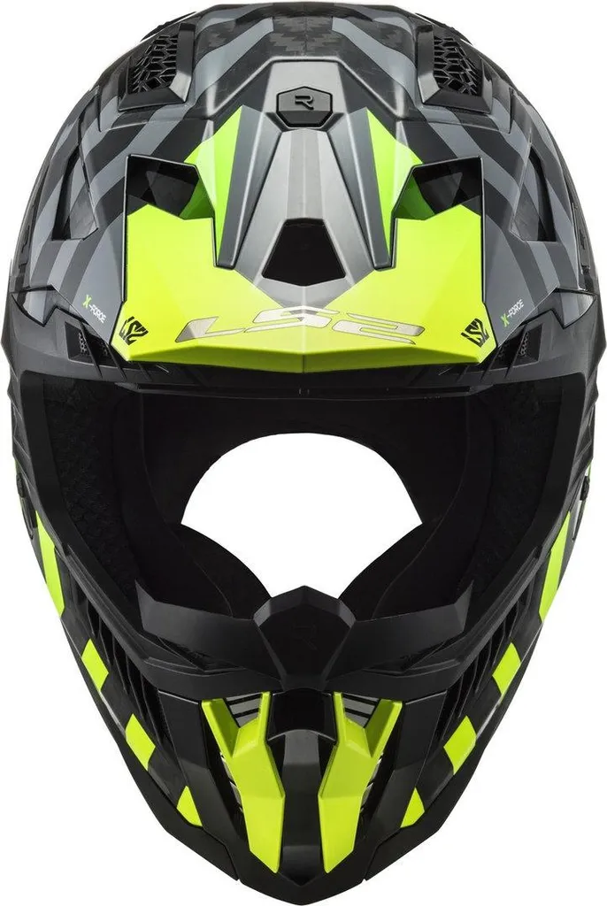 Casque Motocross Carbone LS2 MX703 X-Force pour Compétition Tout-Terrain