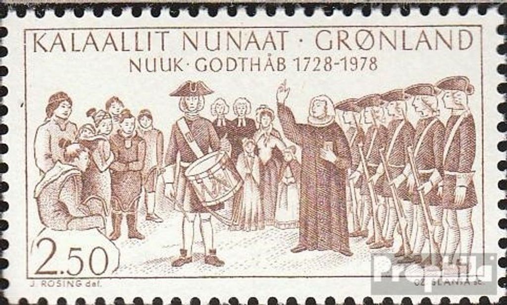 Briefmarken Dänemark - Grönland 1978 Mi 110 (kompl.Ausg.) postfrisch Gothaab