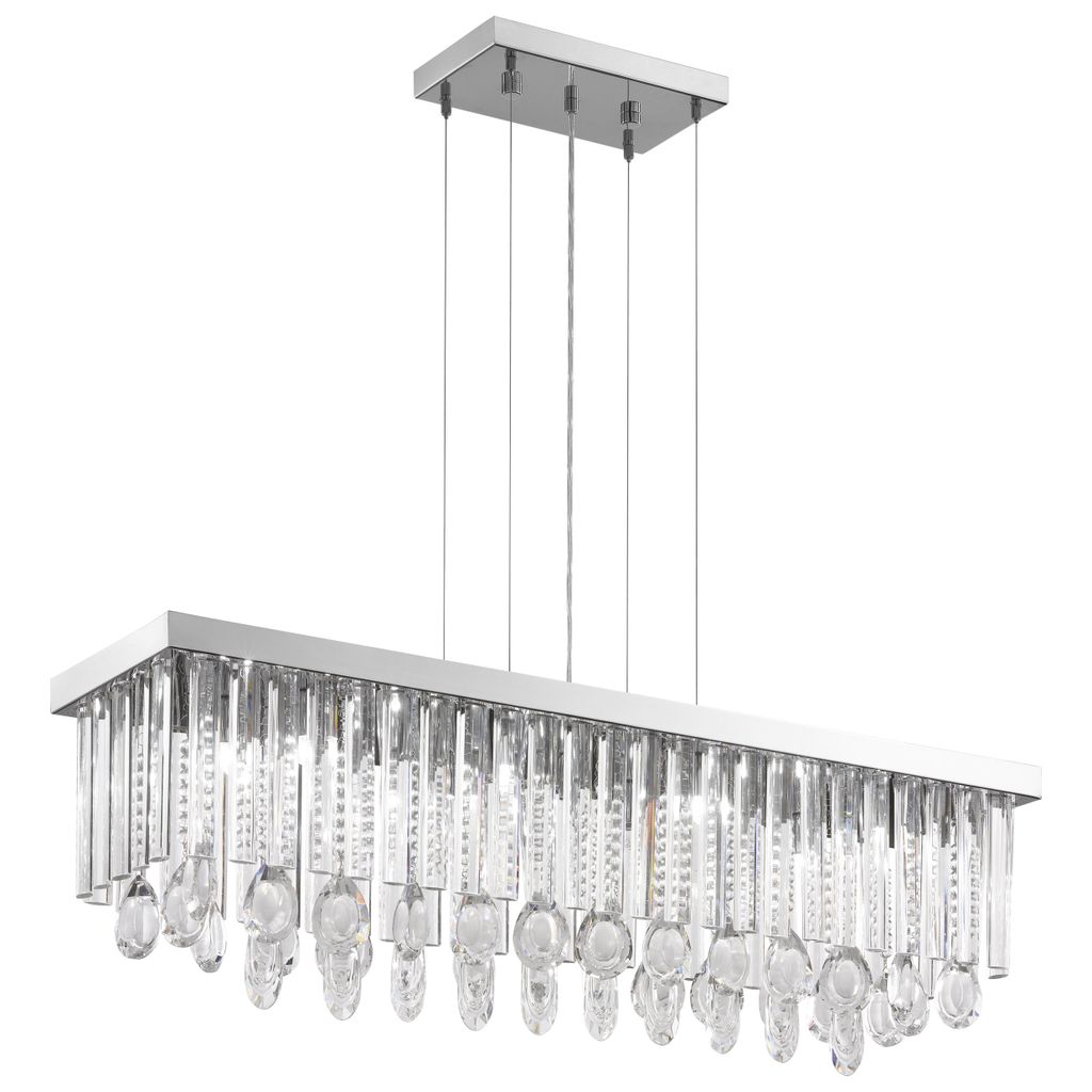 EGLO Calaonda, Flexible Halterung, Chrom, Transparent, Edelstahl, Drinnen, IP20, I