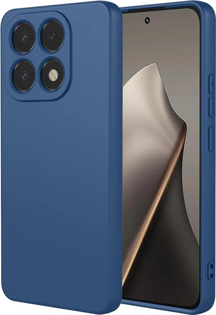 Cover Silicone Xiaomi 15T Phonesta Blu Scuro - Grip e Antiurto Reale