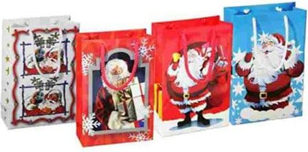Weihnachtsbeutel 160 x 70 x 240 mm, 10 Stück
