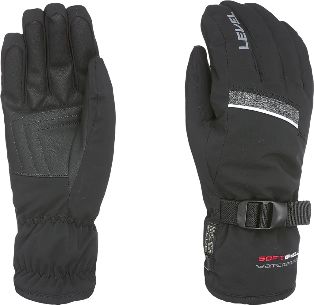 Gants Level Hero Noir XL - Accessoire Idéal pour le Ski et le Snowboard