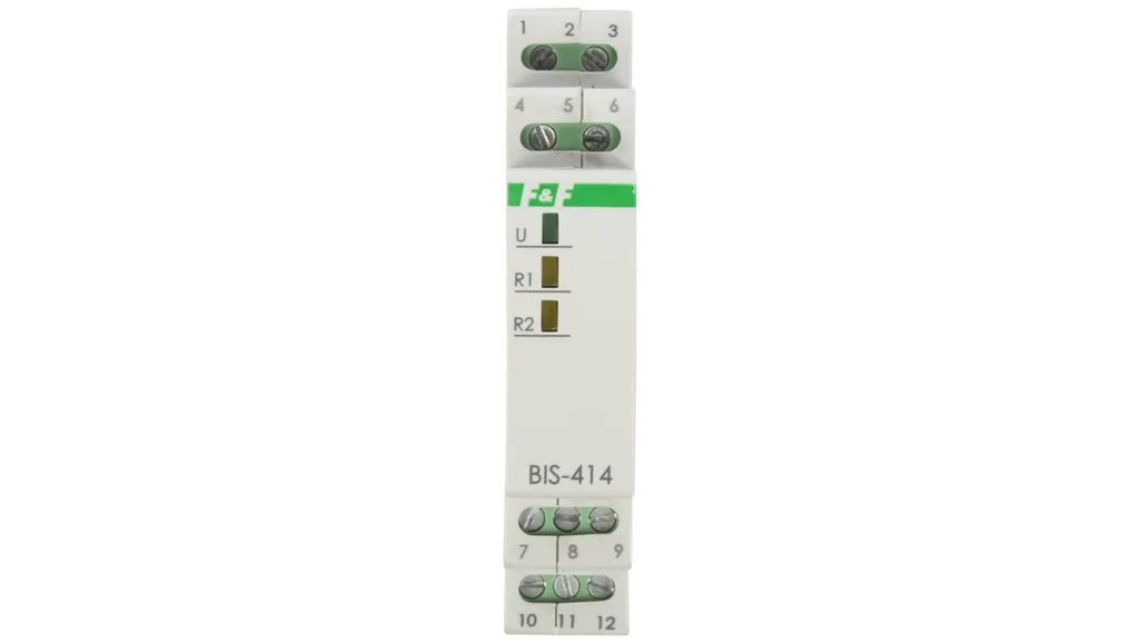 Relais séquentiel 230V 2 sorties 16A BIS-414 fixation rail DIN TH35