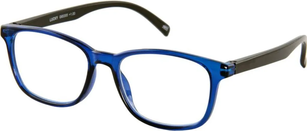 Occhiali Lettura Lucky +2,5 dpt: Leggerezza e Stile Blu-Nero Moderno