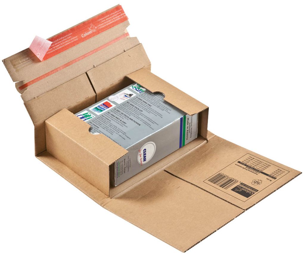 ColomPac® Buchverpackungen 28,0 x 18,5 x 8,5 cm, 20 St. Produktbild 