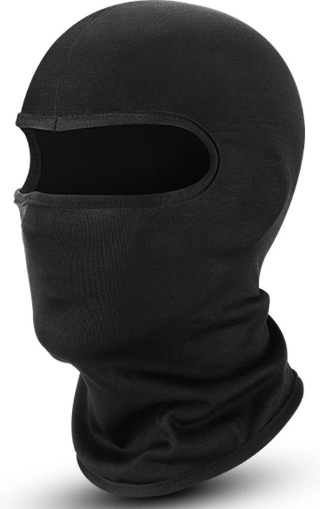 Sturmhaube – Balaclava - Helmmütze – Skimaske – Motorrad/Roller/Fahrrad – Gesichtsmaske – Schwarz