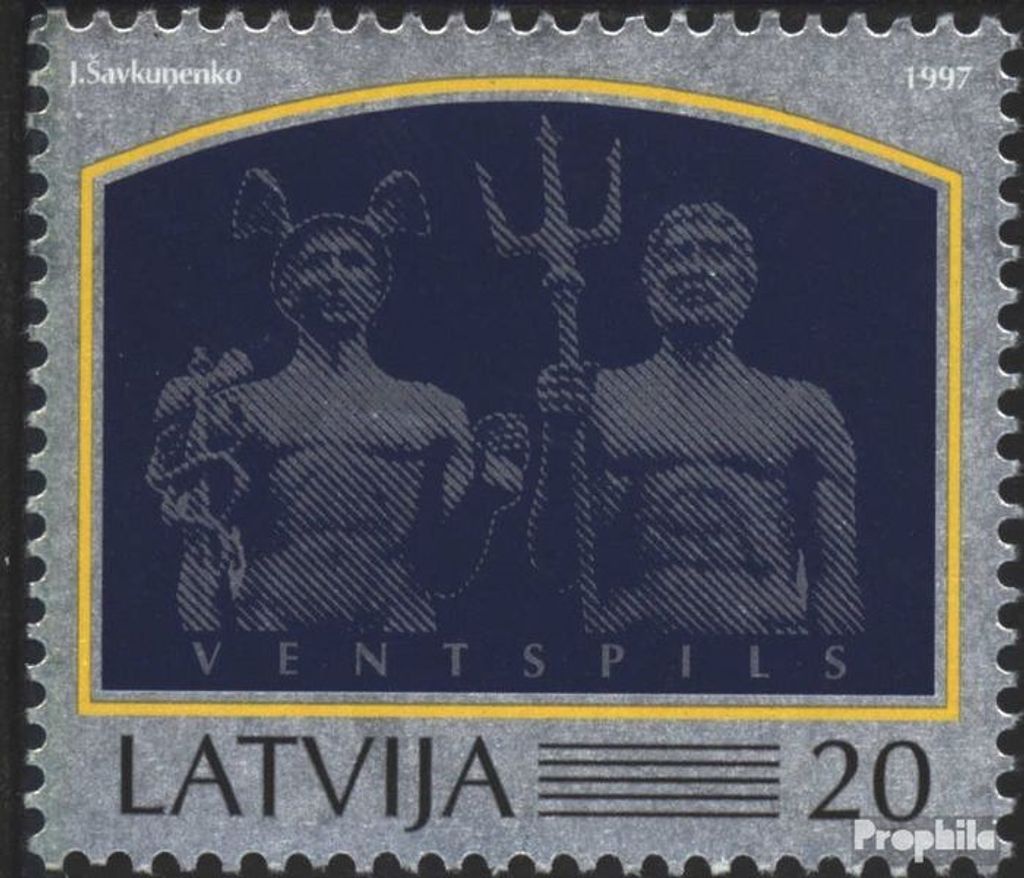 Briefmarken Lettland 1997 Mi 458 (kompl.Ausg.) postfrisch Hafen