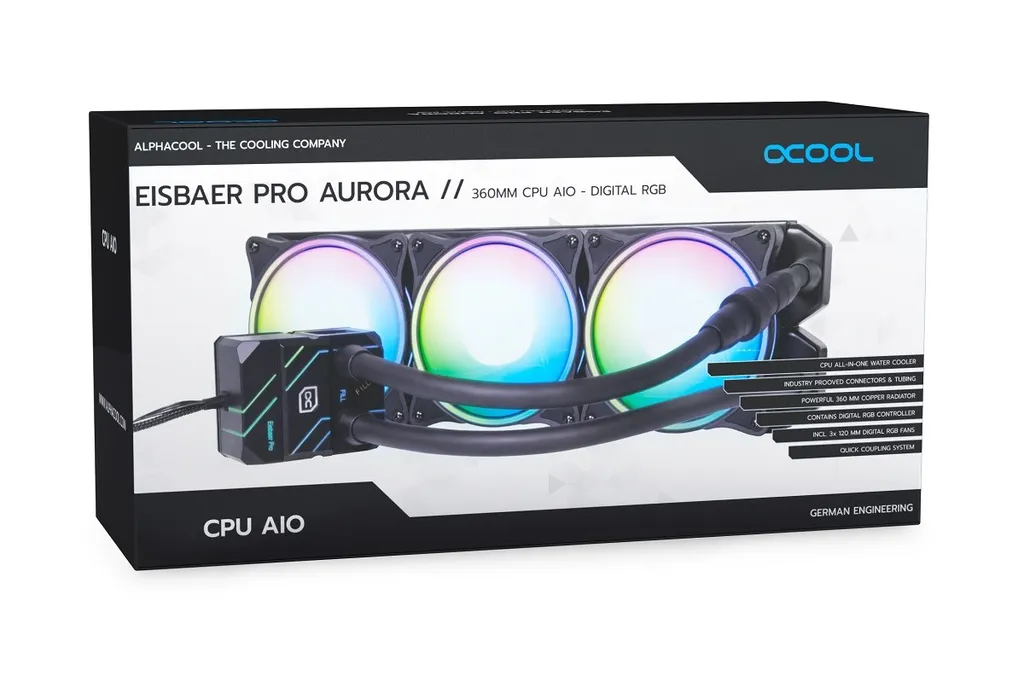 Alphacool Eisbaer Pro Aurora 360 : Stop Surchauffe CPU et Bruit de Fan - 10