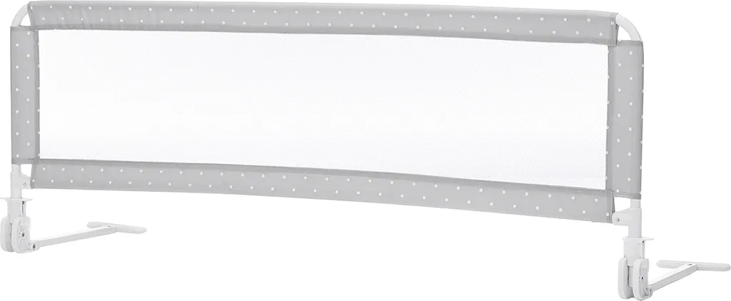 Barrière de lit Fillikid grise à pois 626367 pour sécurité enfant 150cm
