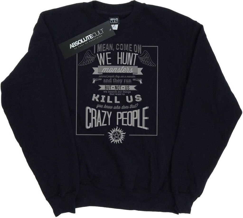Supernatural - "Crazy People" Sweatshirt für Damen BI10533 Produktbild 