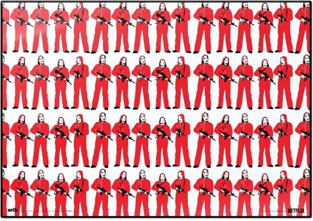 Haus des Geldes - Schreibtischunterlage - La Casa de Papel Figuren