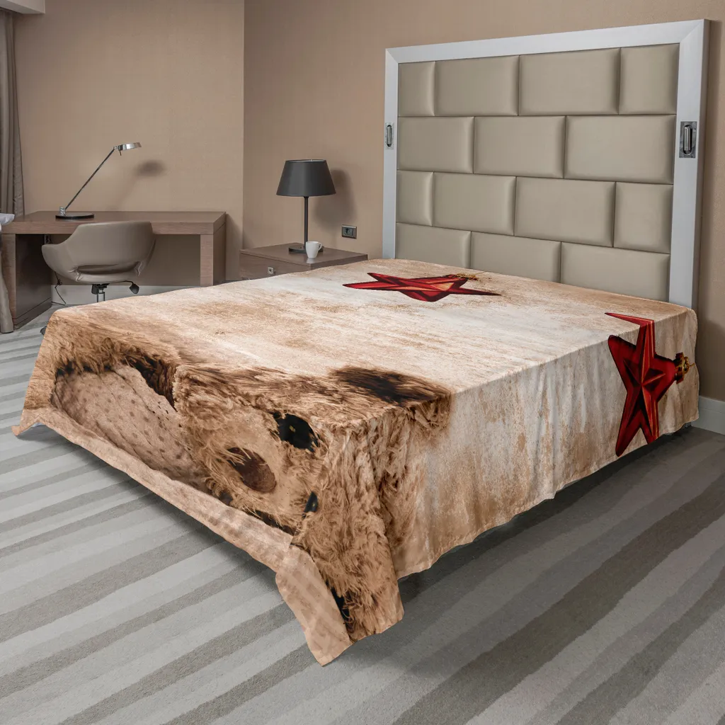 Drap-housse puzzle doux 244x205 cm beige rubis : fini les draps rêches
