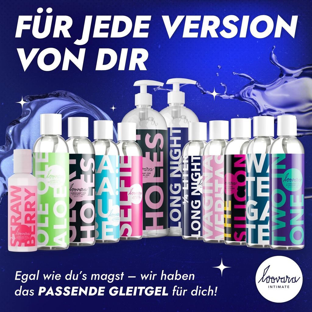 LOOVARA Gleitgel Sensitiv 1000 ml, Aloe Vera -Long Night