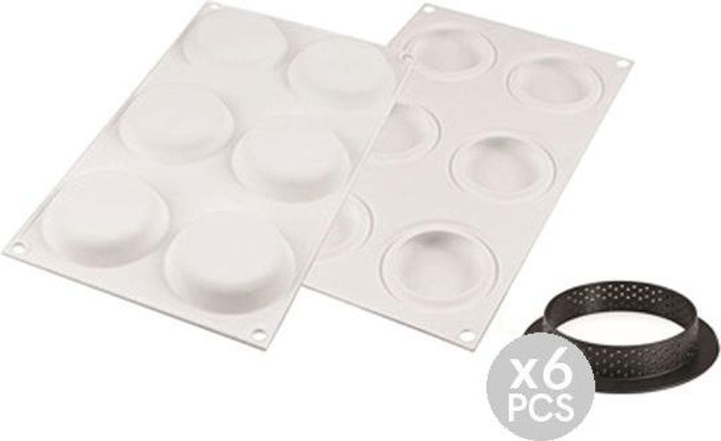 Set silikonová forma Chablon kulatý + formičky 6x 50ml Obrázek produktu 