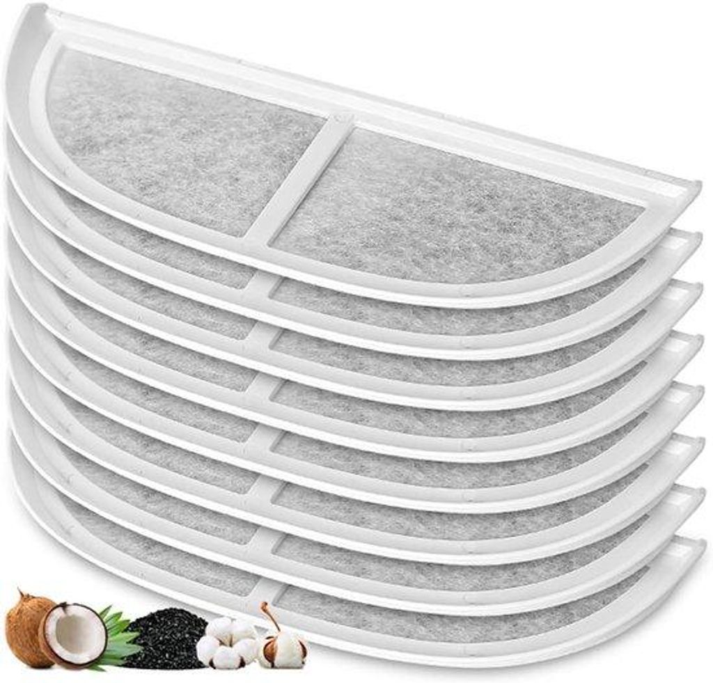 8er-Set Wasserfilter für Haustiere, für Eufy-Wasserfontäne geeignet, für Hunde und Katzen geeignet