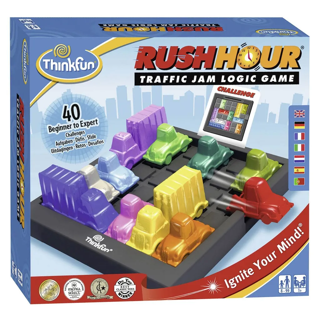 Thinkfun Rush Hour Jeu de Logique et de Réflexion avec 40 Défis Progressifs - 11
