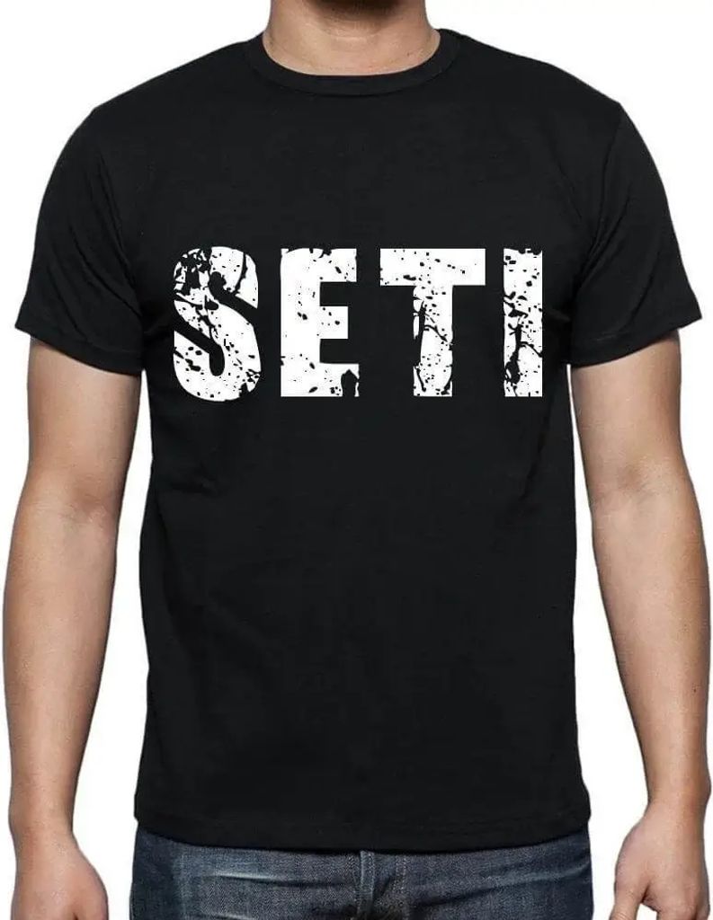 Herren Grafik T-Shirt Seti Öko-Verantwortlich Vintage Jahrgang Kurzarm Lustige Druck Geburtstag Geschenk Mann