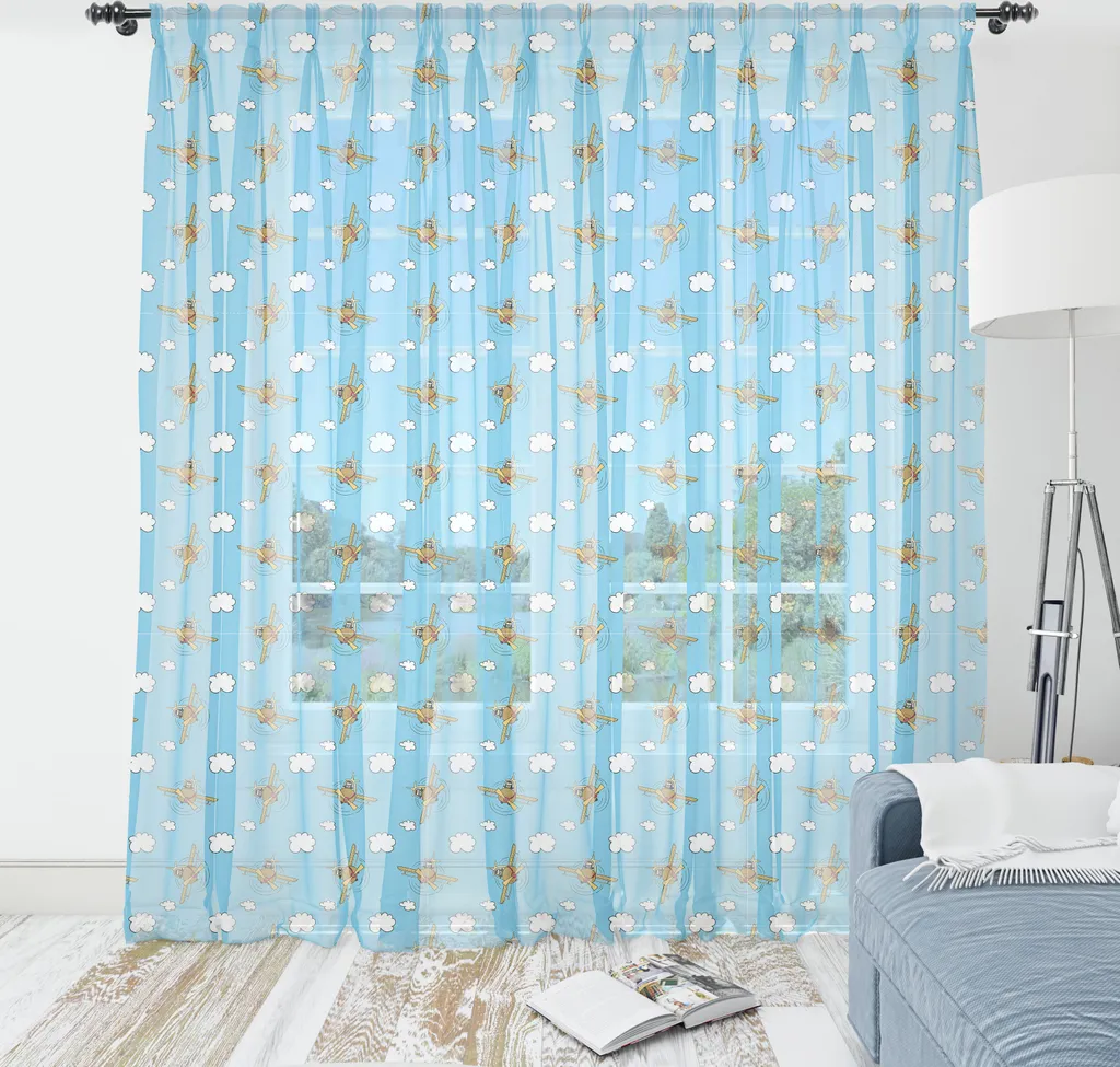 Arazzo Nursery ABAKUHAUS 135x274 - Decorazione Cameretta Azzurro