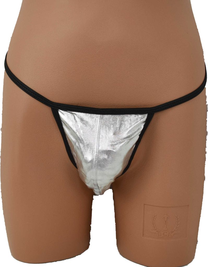 Metallic Bulge Pouch String Men Strings