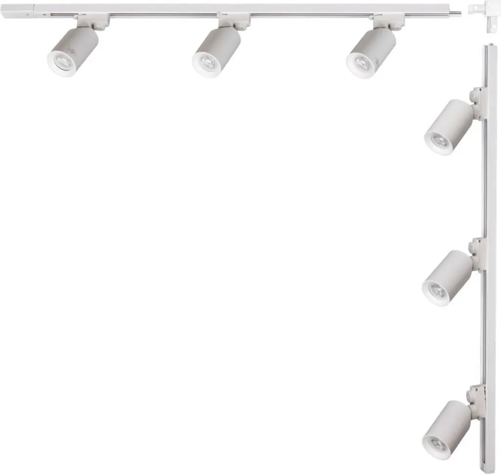 Rail Luminaire 1x1m Zuma Line 3567 : Solution Angle Blanc Idéale