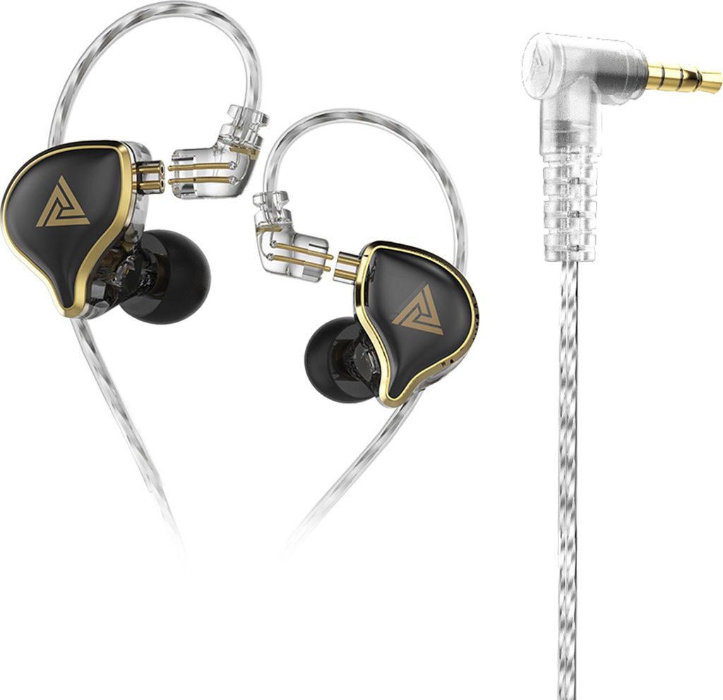 QKZ ZXD Dynamic Drive Kopfhoerer HIFI Bass Earbud Sport Noise Cancelling Headset 3,5 mm Kabelgebundener Kopfhoerer Around-Ear Kopfhoerer Lautstaerk...