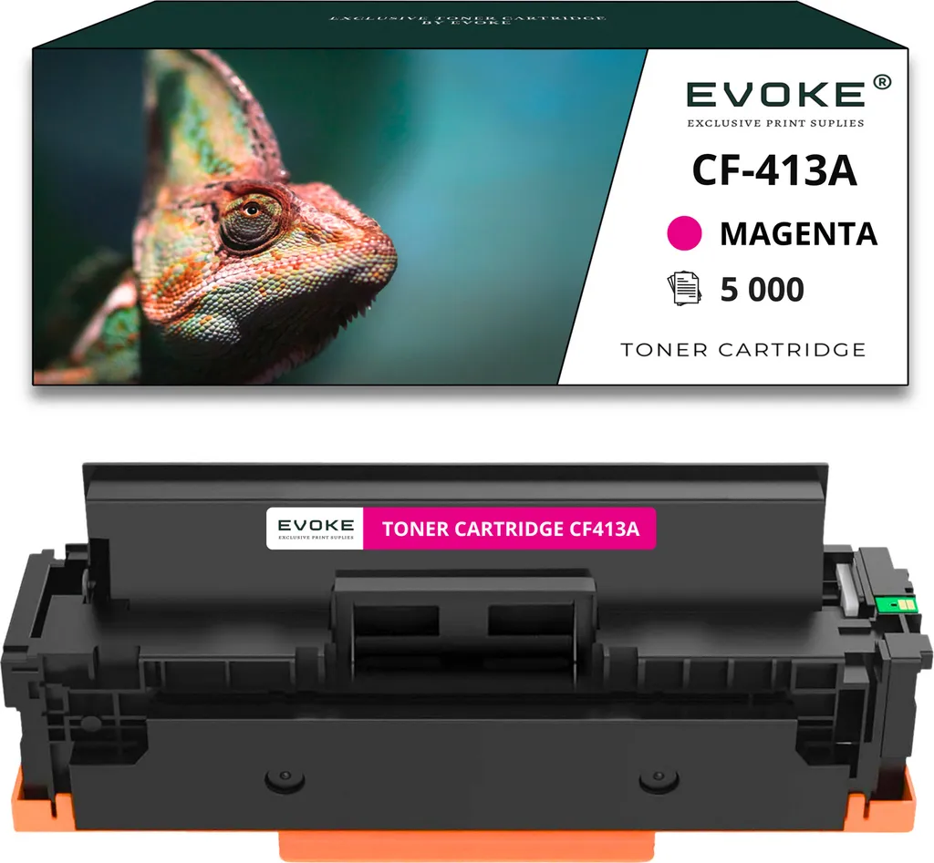 Toner per HP CF413X / CRG046HM-CF413X/CRG046H CF413X / CRG046HM Rosso (magenta) | Sostituzione per M452dn M452dw M477fdn M477fdw MF732Cdw MF734Cdw