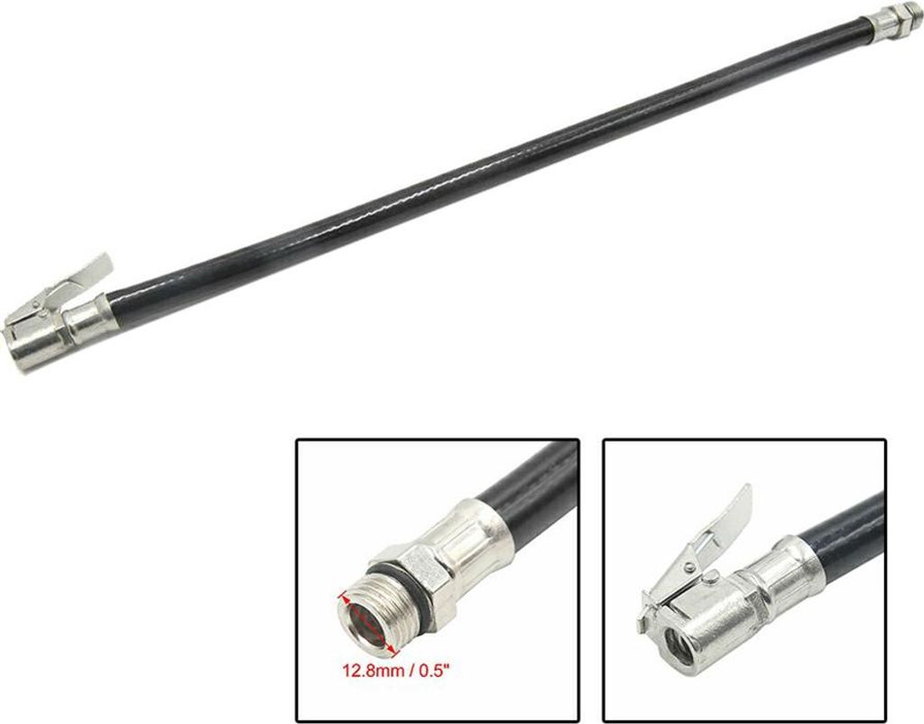 Air Tire Inflator Druckauto Auto Reifenpumpe Schlauchmessstich flexibler Stecker