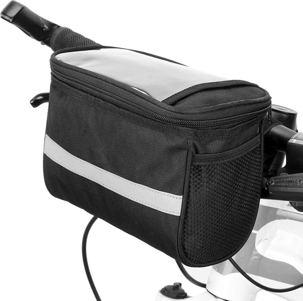 Radfahren Fahrrad Fahrrad Isolierte Fronttasche MTB Fahrradlenker Tasche Korb Packtasche Kš¹hltasche mit reflektierendem Streifen