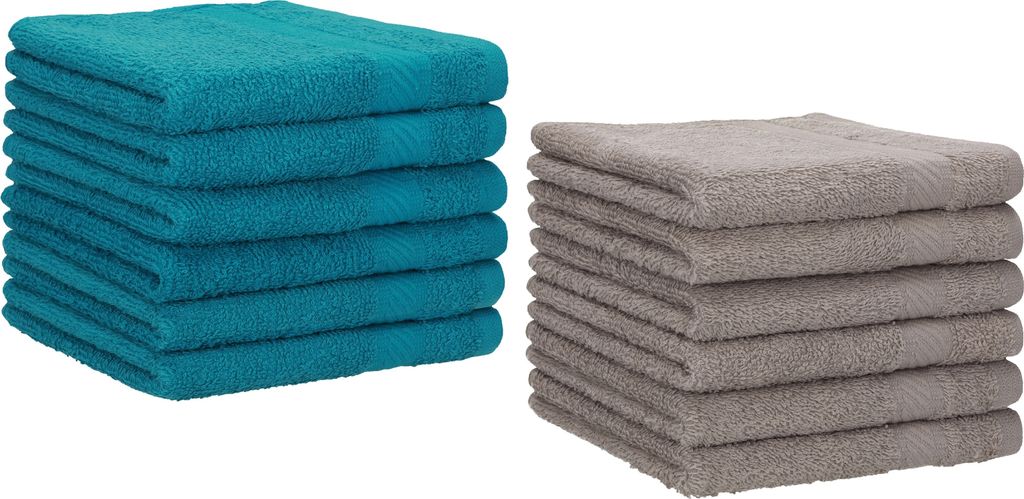 Betz 12 Stück Gästetücher 30x50 cm PALERMO 100% Baumwolle  Produktbild 